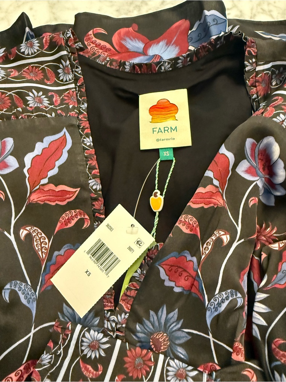 FARM Rio Marcelle Long Sleeved Mini Dress - Picture 10 of 12